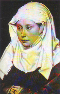 Robert Campin, Retrato de una Mujer, 1420-1430